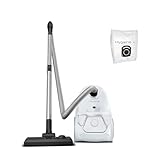 Rowenta Compact Power Staubsauger mit Beutel, niedriger Energieverbrauch, 900 Watt, 3 Liter XL-Staubbeutel, langes Kabel, optimal zum Staubsaugen großflächiger Wohnbereiche, Weiß, RO3927EA