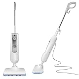 2 in 1 Dampfreiniger/Dampfbesen 3000W Multifunktions Reiniger Dampf Mop für Tiefenreinigung Böden Hartholz Fliesen Boden&Hand-dampfreiniger