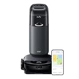 eufy S1 HydroJet Saugroboter mit Wischfunktion, All-in-One-Station, Revolutionäres Reinigungssystem, Always Clean Mop, Auto-Lift-Mopp, Smarte Hinderniserkennung, für Tierhaare, Hartböden & Teppiche