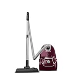 Rowenta Compact Power Staubsauger mit Beutel, 750 Watt, 3 Liter Staubbeutel, 2-in-1-Fugendüse, Home & Car-Set, für alle Bodenarten, kompaktes Design, Bodenstaubsauger, ‎dunkelrot /silber, RO3969EA