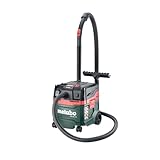 metabo Allessauger ASA 20 L PC -1200 W, 20 l Behälter, Staubklasse L - Nass-/Trockensauger mit integrierte Filterabreinigung, Gerätesteckdose, Antistatik, Mobil - 5,5 m Kabellänge