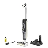 KÄRCHER Saugwischer FCV 4 Dry Extra, kabelloser Saugwischer mit 4 Reinigungsmodi, Akkulaufzeit: ca. 45 min, Flächenleistung pro Akkuladung: ca. 200 m², Reinigungs-, Lade- und Trocknungsstation