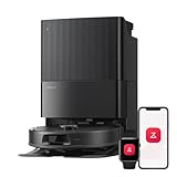 roborock Qrevo S Pro Saugroboter mit Wischfunktion, verbessert von QV 35A, 18.500 Pa, 75 °C Heißwasser-Moppreinigung, Anti-Tangle System, Reactive Tech Hindernisvermeidung, All-in-One Dock (Schwarz)