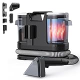 Lubluelu Nasssauger Polsterreiniger Gerät 18kPa, 600W Motor & 800W Boiler, Teppichreiniger Waschsauger mit 10-Sek.-Heizfunktion und Selbstreinigung, tragbarer Teppichreiniger für Teppiche, Sofa & Auto