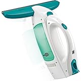 Leifheit Fenstersauger Set Dry and Clean mit 28 cm Saugdüse für 360° streifenfreie Reinigung, Fensterreiniger verwendbar bis zu 38 min, Fensterputzer mit Stand-by-Automatik und Click-System