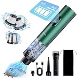 autozen Handstaubsauger kabellos, 17000Pa Autostaubsauger 4-in-1 Staubsauger Auto stark mit LED-Anzeige, Licht und Multi-Düsen für Haus, Büro, Auto, Tierhaarreinigung