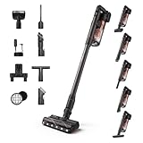 Philips SpeedPro Max Kabelloser Stielstaubsauger 7000 Serie, Für Tierhaare, 360° Kraftvolle Saugkraft, Max. 80 Min., Verwicklungsfrei, Für Teppiche und Hartböden, 4 LED-Aufsätze (XC7065/01)