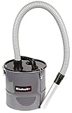 Einhell Original Aschefilter 12 L (12 Liter Behälter, Saugeranschluss, Aluminium-Saugrohr, metallverstärkter Saugschlauch, Schnellverschlüsse, Tragegriff)