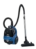Grundig VCC 6570 Bodenstaubsauger beutellos, 3,4 l Staubbehälter, 890 W, HEPA H13-Filter & 7,7 m Aktionsradius, hygienisch & komfortabel, Blau/Schwarz