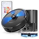 Vexilar W11 Saugroboter mit Wischfunktion, Saugroboter mit LiDAR Navigation, Staubsauger Roboter mit 5000Pa Starke Saugkraft, Roboterstaubsauger mit Lang Laufzeit, WiFi, ideal für Teppich
