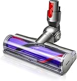Elektrobürste Kompatibel mit Dyson V7, V8, V10, V11, V15 Staubsauger Befestigung, Teil Direktantrieb Reiniger Kopf Turbine Boden Düse für Turbo Bürste mit Schnelllösung für Harte Böden