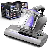 PEXCHO PM600 Milbensauger mit UV-Licht, 500W Matratzensauger für Allergiker Filter zur Entfernt 99,9% der Staub-Milben, Allergene, Tierhaare von Matratzen, Teppichen und Sofas