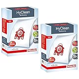 Miele HyClean 3D Efficiency Dust, Typ FJM, 8 Beutel & 4 Filter, Rot